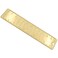 QJZXUEZHEN 1Pcs 12cm Straight Brass Ruler 120mm 4 Inches Metric Dual Scale Measurement Tool Drawing Measuring Gold Mini Small Short Metal Machinist Ruler 1mm ThicknessOverall Length 5
