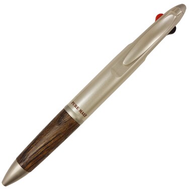 Mitsubishi Pencil MSXE310050722 Pure Malt MultiFunctional Pen 2  1 Dark Brown