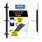 Five Star Flex Refillable Notebook  Study App College Ruled Paper 25 cm TechLock Rings Pockets Tabs and Dividers 200 Sheet Capacity White 29328AE2