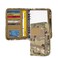 GLHFSONG Military Padfolio Ring Binder with 80 Sheets 160 Pages of Leaf Paper Military Notebook with Zippered Padfolio Organizer Refillable Tactical Notebook 6Ring A6 Notebook Paper 67 x 41