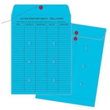 Quality Park InterDepartmental Envelopes with String  Button Closure