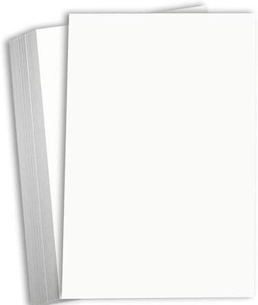 Hamilco White Legal Cardstock Paper 8 12 x 14 Card Stock 120lb Cover 25 Pack