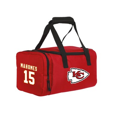 FOCO  NFL Officially Licensed Team Logo Insulated Zippered Lunch Box Cooler Duffel Bag with Zippered Side Pocket