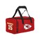 FOCO  NFL Officially Licensed Team Logo Insulated Zippered Lunch Box Cooler Duffel Bag with Zippered Side Pocket