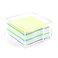 NINEFOX Acrylic Sticky Note Holder 335x335 Inch Self Stick Note Pad Holder Clear Post It Note Holder Memo Pad Holder Dispenser Organizer for School Office Home Desk Supplies