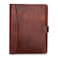 CestAntiQ Leather Padfolio Legal Pad Portfolio Organizer Handmade Full Grain Executive Notebook Binder Heavy Duty Rustic Resume Interview Folio A4 Business Document Folder for Men Women Wine