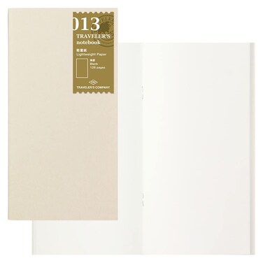 TRAVELERS Midori Notebook Refill Lightweight Paper 2Pack Regular Size 14287006