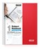 Dunwell Graph Ruled Notebook 4x4 Red Plastic Cover 100 Sheets 1 Subject Graph Paper Notebook 85 x 11 14 In Grid Graphing Notebook Graph Paper Spiral Notebook Durable Poly Divider with Pockets