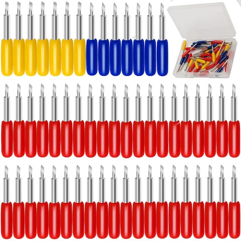 Luxiv Blades for Cricut 20 PCS Replacement Blade for Cricut Explore Air 2 Air 10P 45Blade for Cricut 5P 30Cricut Replacement Blade for Expression 5P 60 Cutting Blades for Cricut 20 Pack