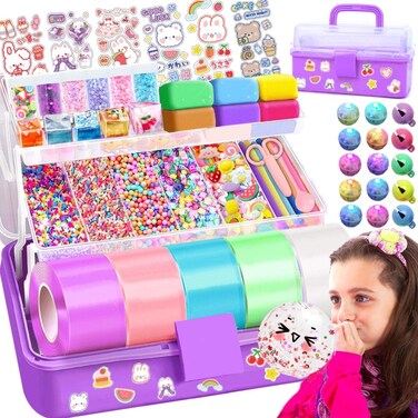 Jimcii Nano Tape Bubble Kit for Kids Nano Tape Squishy Maker Kit Nano Bubble Tape Kit Nano Tape Bubbles