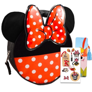 Disney Shop Minnie Mouse Lunch Box for Girls Kids Bundle  Premium Insulated Minnie Mouse Lunch Bag with Stickers and Accessories Minnie Mouse School Supplies Minnie Mouse Backpack Minnie Mouse