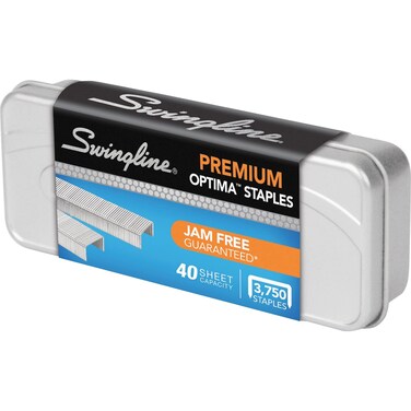 Swingline Staples Premium for Desktop Staplers 14 Length 210Strip 3750Box Jam Free Optima 35556