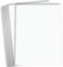 Hamilco White Cardstock Thick Paper 8 12 x 11 Heavy Weight 120 lb Cover Card Stock  50 Pack