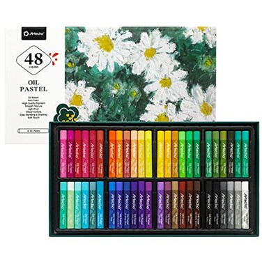 Artecho Oil Pastels Set of 48 Colors Soft Oil Pastels