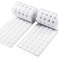 Vkey 1000pcs 500 Pair Sets 20mm Diameter Sticky Back Coins Hook  Loop Self Adhesive Dots Tapes White