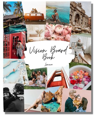 Lamare Vision Board Book 20800 New and Improved Vision Board Pictures and Quotes for Vision Board Kit Visualize Inspire and Create Life Goals Magazine for Vision Board Clip Art and Collage Book