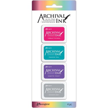 Ranger Archival Mini Ink Pad Set 4