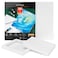 Arteza Acrylic Art Paper Foldable Canvas Pad 7x86 Inches 20 Sheets DIY Frame Heavyweight Acrylic Paint Paper 220 lb 360 GSM AcidFree Wood Pulp Pad for Painting  Mixed Media Art