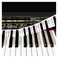 JYCSTE 88Key Removable Piano Keyboard Note Labels Without Sticking 2 in 1 Piano Key Labels with Pitch Name  Staff Durable Piano Note Labels for Beginner colourful