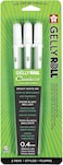 SAKURA GELLYROLL MED WHITE 3PK