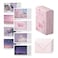 Monolike Message Feeling Violet Card  Mix 40 Mini Postcards 20 envelopes Package