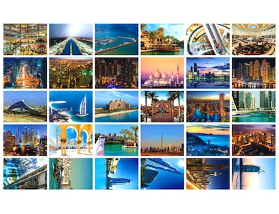 HOSTEESSCHOICE Travel postcardsSet of 30 Post cards variety pack depicting from Around the World Famous Travel SitesAssorted Postcards Bulk 4 x 6 Dubai