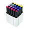 Deflecto Interlocking Marker Organizer Desk and Craft Organizer Stores up to 20 Markers White 4 14W x 4H x 4 38D 29123CR