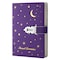 JunShop Locking Journal Diary with Lock for Boys Girls Adults Combination Lock Journal A5 Lined Password Locking Personal Planner Secret Organizer Purple