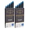 Parker Quink Washable Ink Fountain Pen Refill Cartridges 10 Blue Ink Refills 3016031PP 10 Cartridges Blue