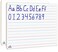 Scribbledo Double Sided Whiteboard Lined Dry Erase Board for Kids Ruled Writing Board Handwriting Practice Small White 9x12 Dry Erase Board with Lines Education Teacher Supplies