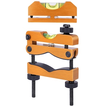 Ziopetru Scope Leveling Kit Magnetic Universal Leveling Tool Precision Leveling Bubble Clips for Equipment Repair and Maintenance