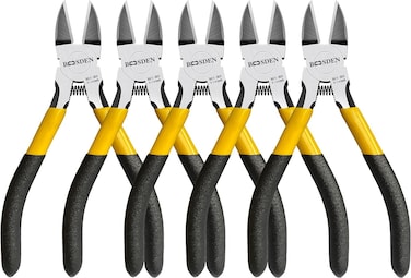 BOOSDEN Wire Cutters2 Pack65 inch Wire Flush CuttersPrecision Side CutterSpring Loaded Cutting PliersSmall Wire CuttersDikes Wire Cutters for Artificial Flowers and Crafting
