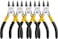 BOOSDEN Wire Cutters2 Pack65 inch Wire Flush CuttersPrecision Side CutterSpring Loaded Cutting PliersSmall Wire CuttersDikes Wire Cutters for Artificial Flowers and Crafting