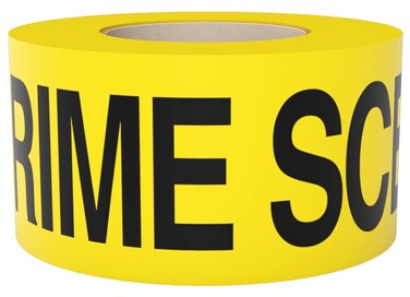 Crime Scene Do Not Cross Barricade Tape 3 inch X 1000 feet  Bright Yellow with a Bold Black Print  3 in Wide for Maximum Readability  Tear Resistant Design