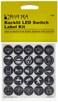 Blue Sea Systems 4230 Push Button Switch Label Kit Black