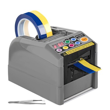 Anysiny Automatic Tape DispenserElectric Ribbon Tape Cutter Machine Upgraded Silicone Wheel for 660mm Width Tape Fits for Many Kinds Tape Cutting