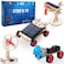 4 in 1 Science Experiment Puzzle Kits for KidsWooden Solar Power Motor Kit for Boys to BuildSTEM Electric Projects Engineering Set for GirlsWoodworking Gift Toys Age 8 9 10 11 12 13 14 and Up