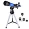 MaxUSee Kids Telescope 400x40mm with Tripod  Finder Scope Portable Telescope for Kids  Beginners Travel Scope with Moon Mirror Stars  Moon map Included