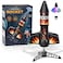 Mafbeanl Rocket Launcher for Kids Self Launching Motorized Air Rocket Toy Outdoor Toys for Ages 812 Model Rockets with Parachute Safely Land Launch up to 200 ft Birthday Gifts for Boys Orange