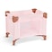 LullaBaby  Folding Playpen  Pink Baby Doll Crib  StarPrint Design  14inch Baby Doll Nursery Accessories  Toys For Kids Ages 2  Up  Baby Doll Playpen