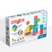 Geomag Magicube Full Color Try Me Magnetic Construction STEM Toy 100 Recycled Made in Switzerland Multicolor 24 Pcs