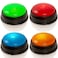 Learning Minds Answer Buzzers For Quizzes  Set of 4 Lights  Sounds Buzzers For Pub Quiz Games
