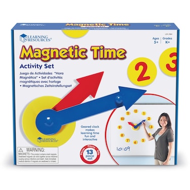 Learning Resources Magnetic Time Activity Set