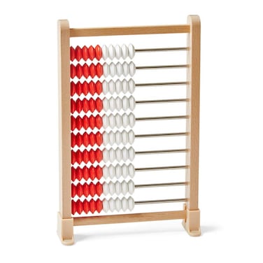 hand2mind Mini 100 Bead Wooden Rekenrek Abacus for Kids Math Math Manipulatives Kindergarten Counting Rack for Kids Counters for Kids Math Educational Toys for Elementary Kids Set of 1