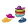 Battat  10 Bath Boats  Numbered  Stackable Bathtime Toys  Floating Toy Boats For The Bath Pool Beach  Educational Toys  6 Months   Stackin Boats