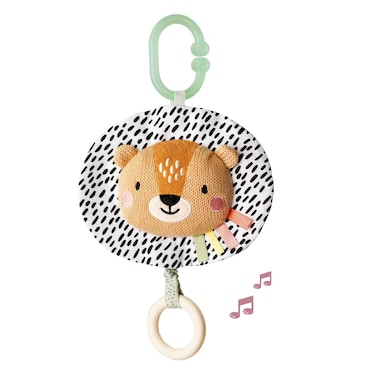 Taf Toys Harry the Lion Musical Toy Plush Baby Sensory Take Along Toy Plays Soothing Lullaby to Help Baby Sleep Attaches to Cot Pram or Car Seat Suitable for Newborn Boys  Girls 0 month