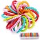COLVWOFA 24 Pack Baby Rings Link Toys Attach to Stroller Clip On Car Seat Toy Connecting Toys for Infant Newborn Boy Girl Early Learning Toys Travel Accessory Set