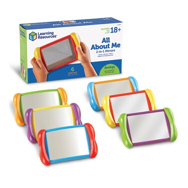 Learning Resources All About Me  2In1 Mirrors Set Of 6