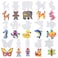Aniann 15 Pieces Fuse Beads Boards 5mm Clear Plastic Pegboards with 15 Pieces Colorful Cards for Kids Craft Beads  15 Different Shape