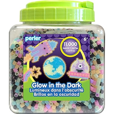 Perler Fused Bead Bucket 11000pc Glow In the Dark